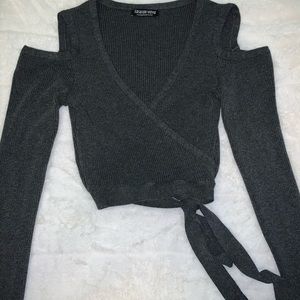 Stone - Cross Over Sweater